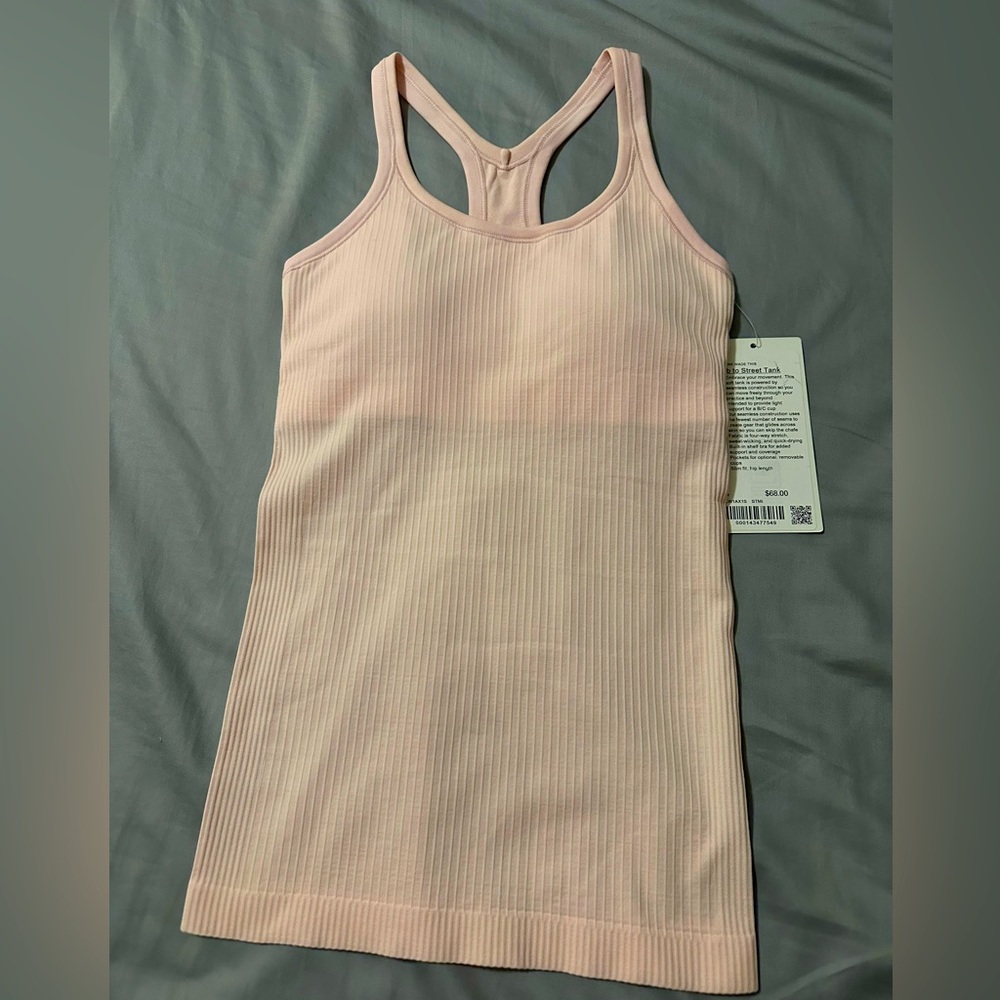 Lululemon ebb to street tank size 4.